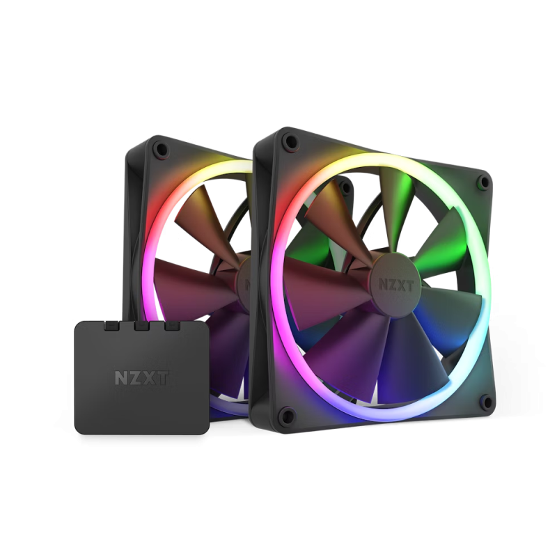 NZXT F140 RGB Twin Pack (Black)