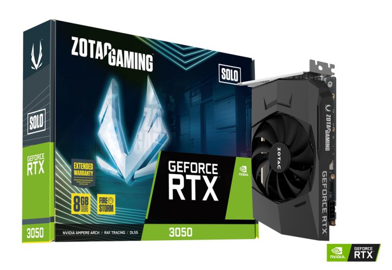 ZOTAC GAMING GeForce RTX 3050 Solo 8GB