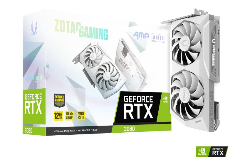 ZOTAC GAMING GeForce RTX 3060 AMP White Edition VER2
