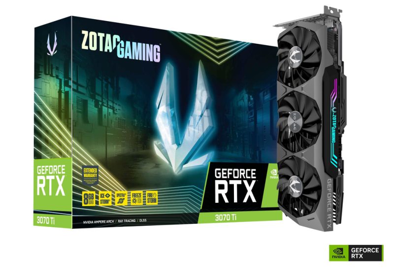 ZOTAC GAMING GeForce RTX 3070 Ti 8GB GDDR6X